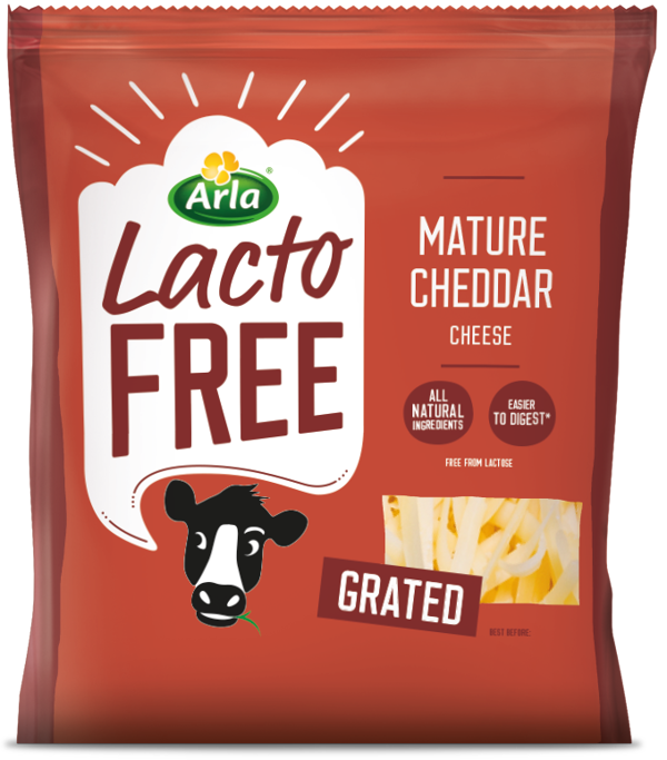 Arla Lactofree Grated Mature Cheddar Cheese 200g Arla UK