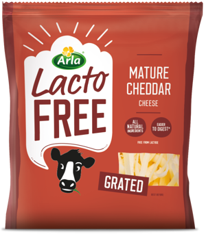 Arla Lactofree Grated Mature Cheddar Cheese 200g
