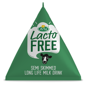 Arla Lactofree Long Life Semi Skimmed Milk Drink Portion Packs 5x20ml