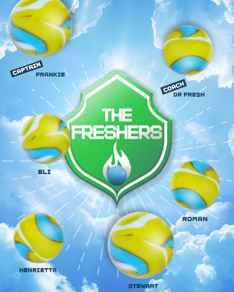 The Freshers badge
