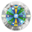 Marble roulette wheel