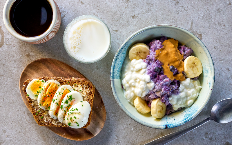 High-protein breakfast meals 