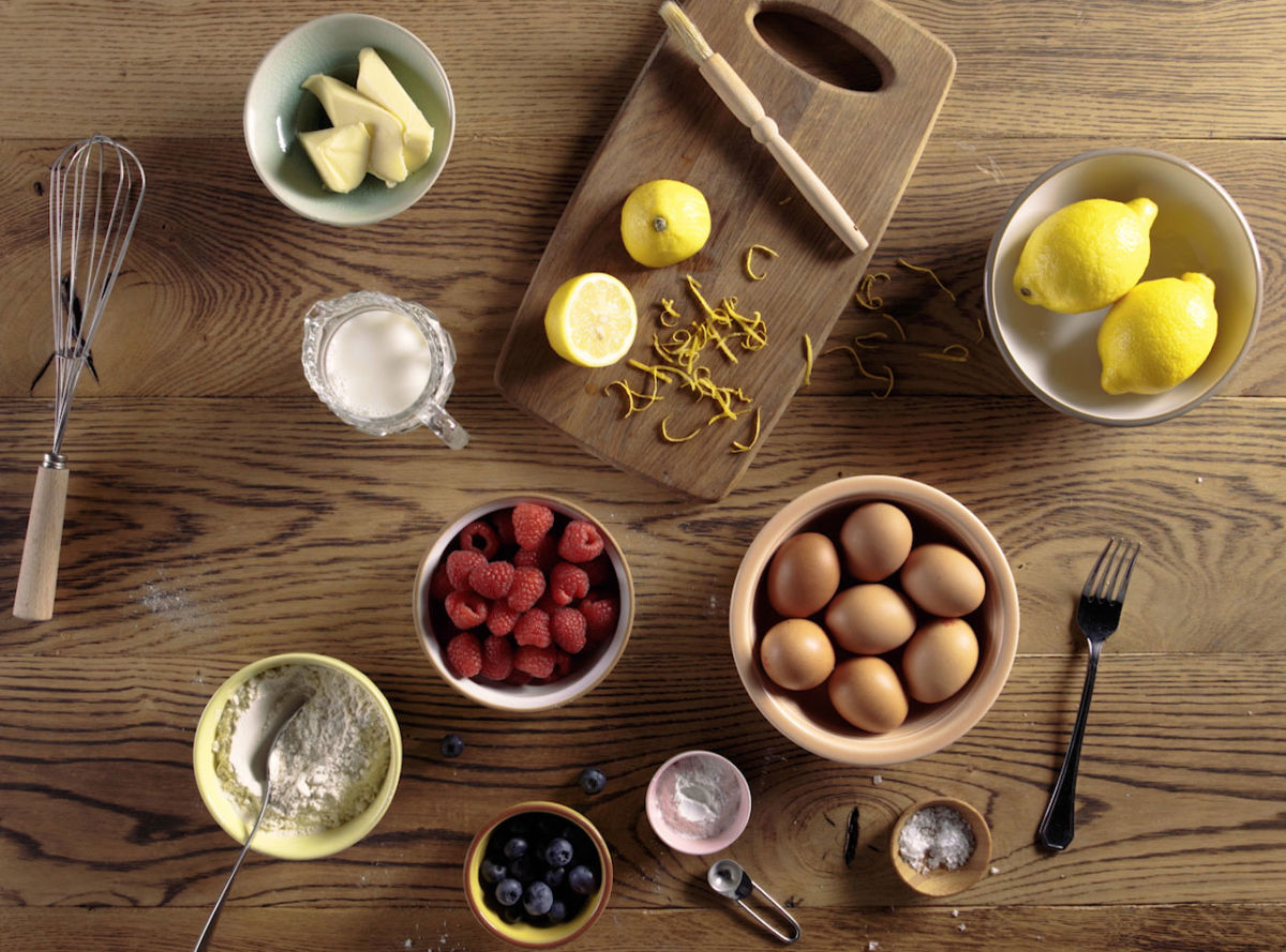 ingredients on table