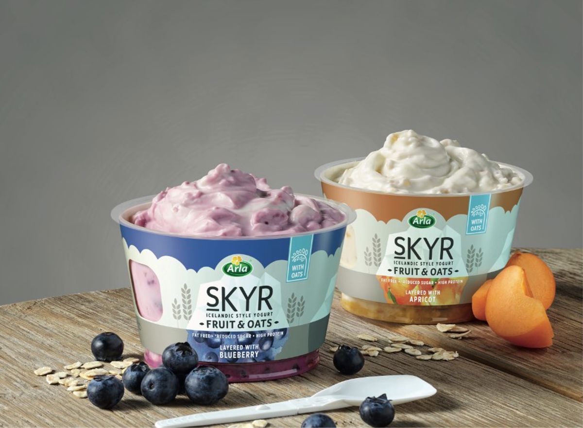 Arla Skyr fruit and oats