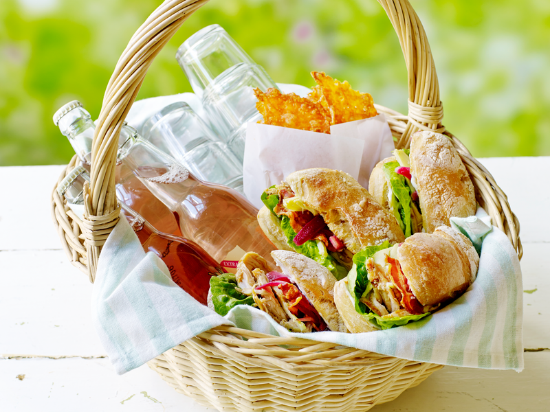 Picnic foods and snacks