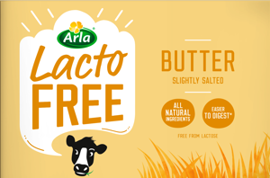 (Discontinued) Arla Lactofree Slightly Salted Butter 250g