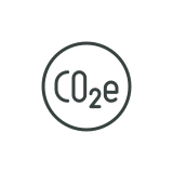 Carbon dioxide icon