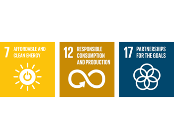 UN global goals of sustainable development diagram