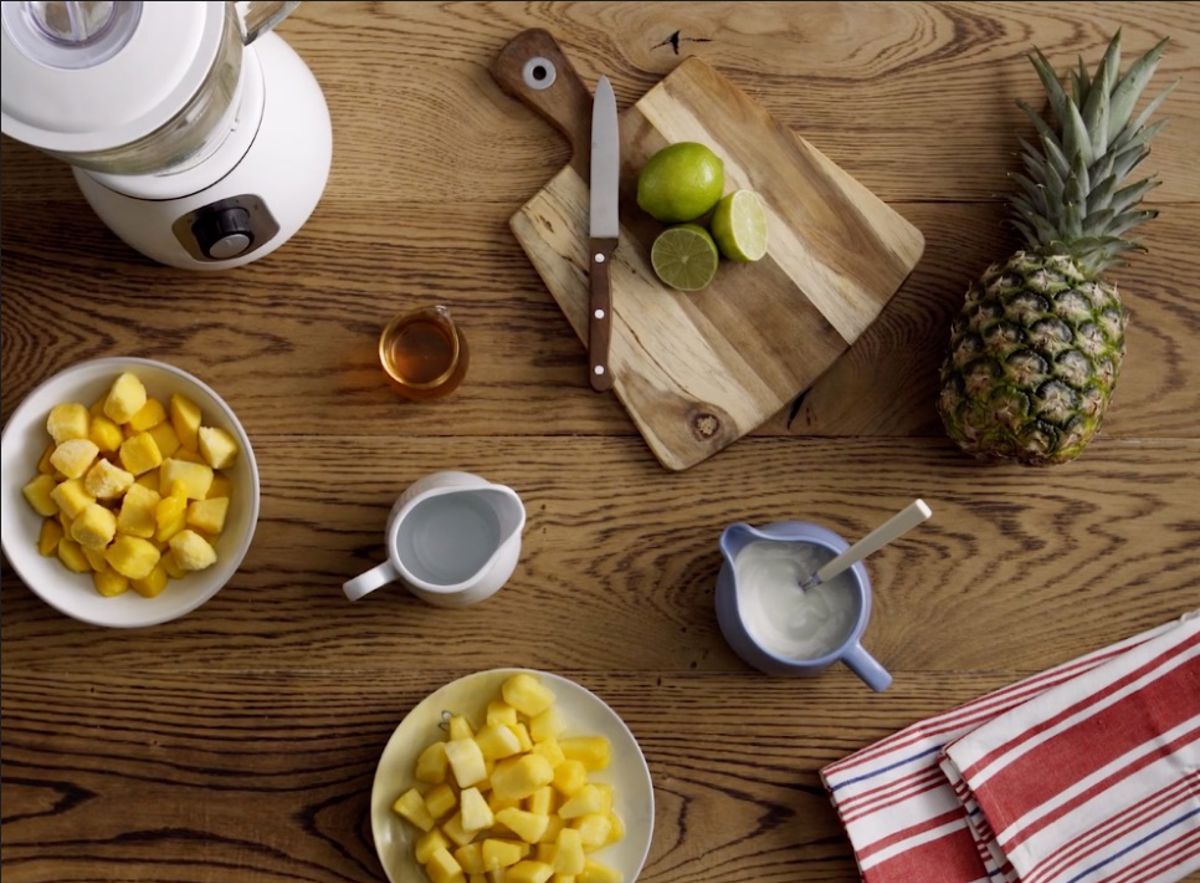 Ingredients on a table