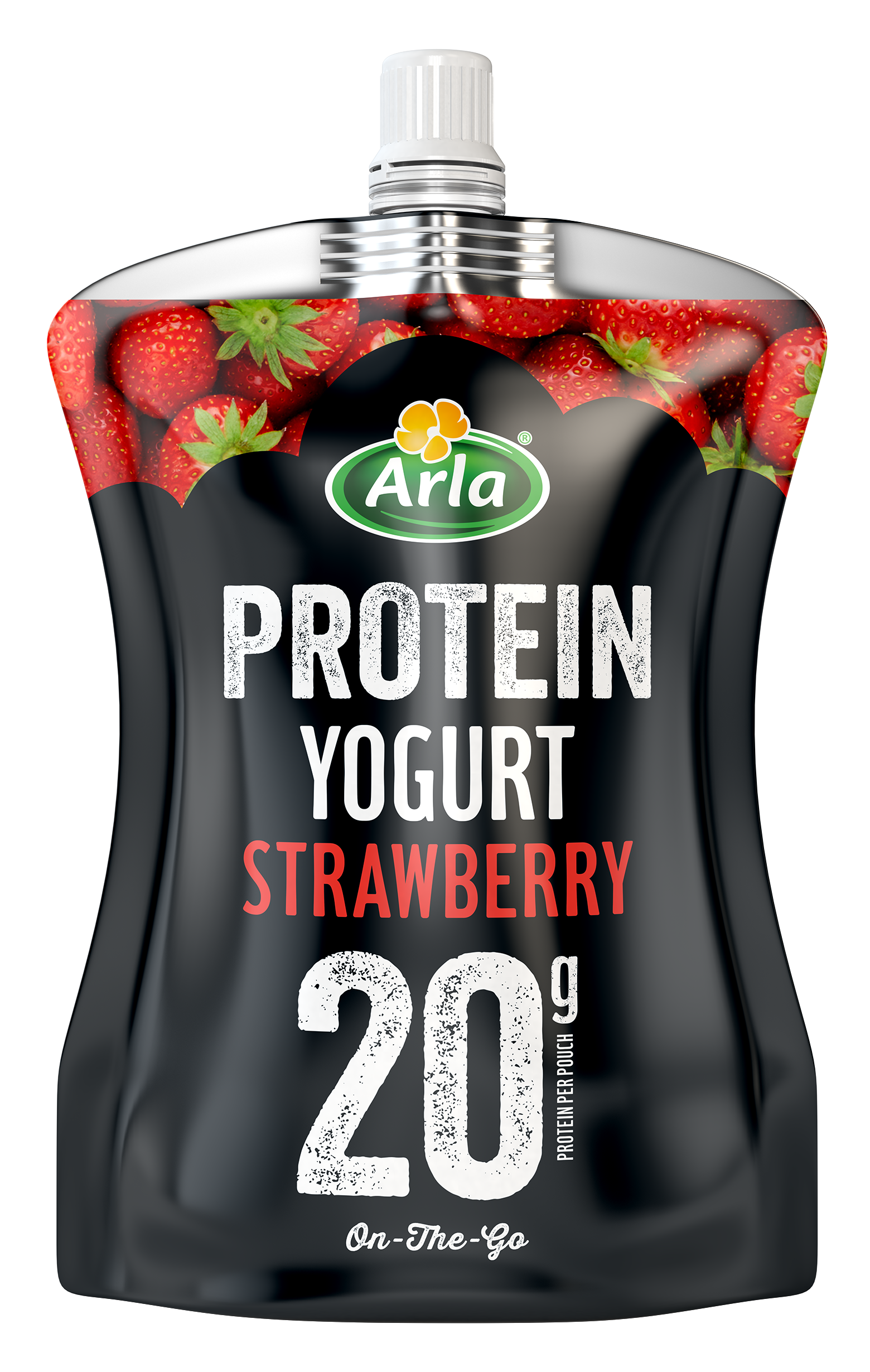 Arla Protein Strawberry Pouch 200g Arla UK