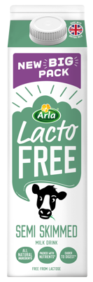 Arla Lactofree Semi Skimmed Milk Drink 2L