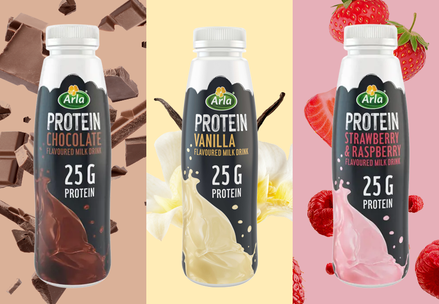 25g of protein, 40% less sugar