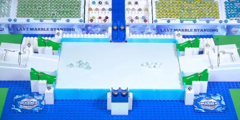 A marble area for collision