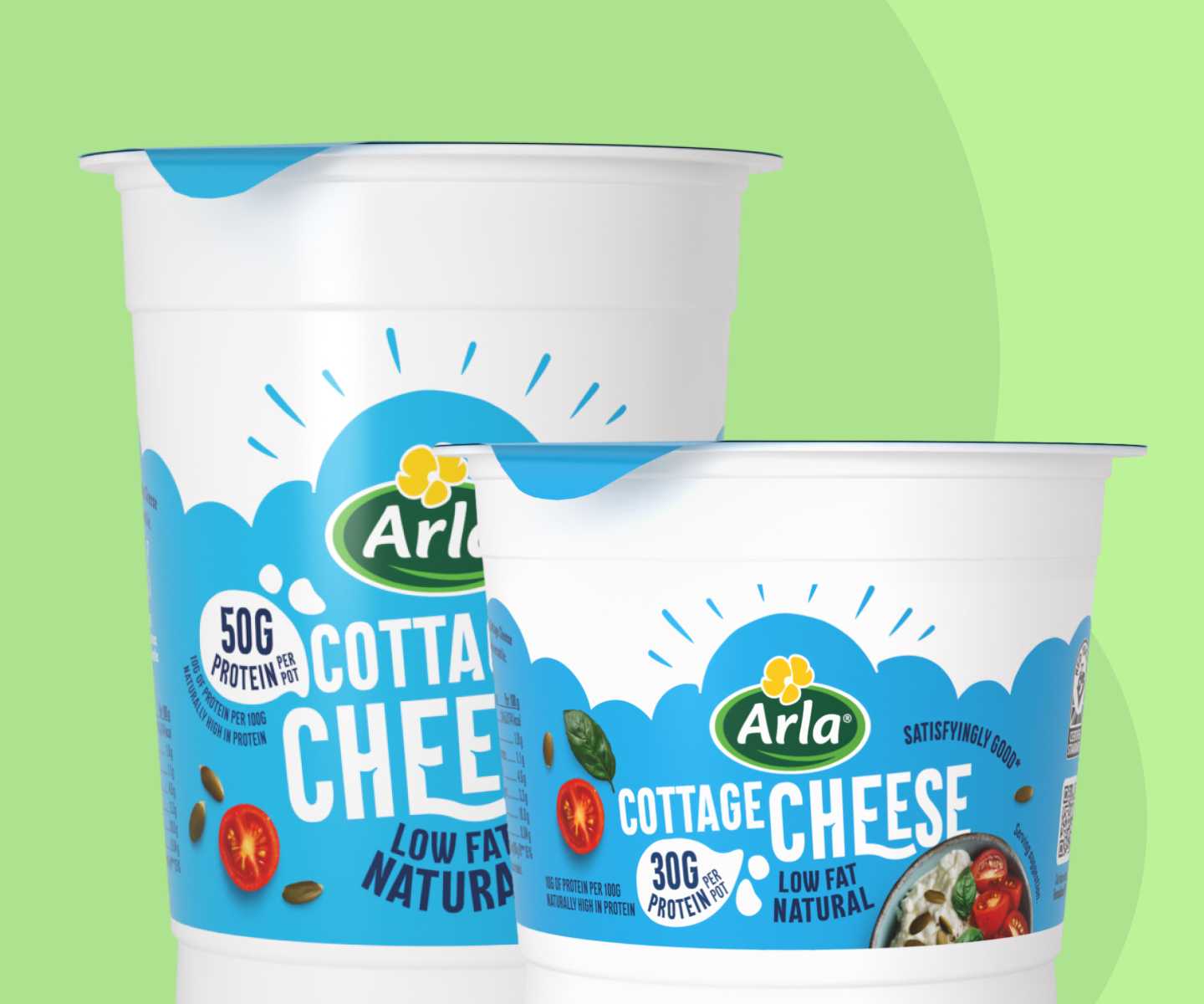 ARLA LOW FAT NATURAL COTTAGE CHEESE