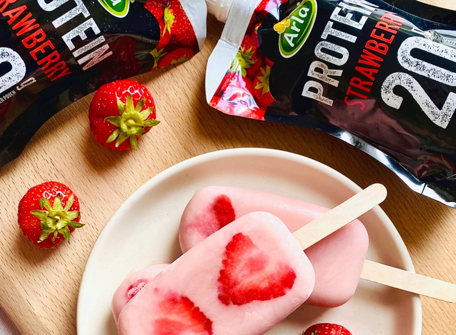 Strawberry Ice Lollies