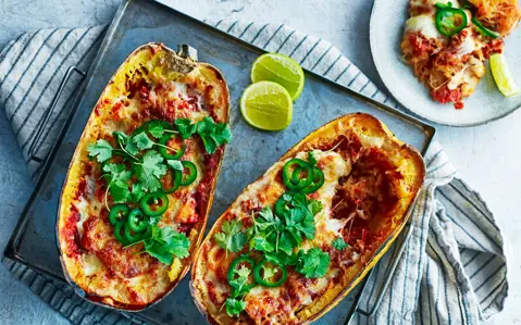 Cooking with spaghetti squash
