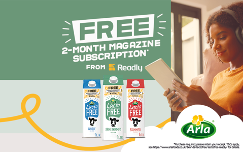 free 2-month Readly magazine subscription