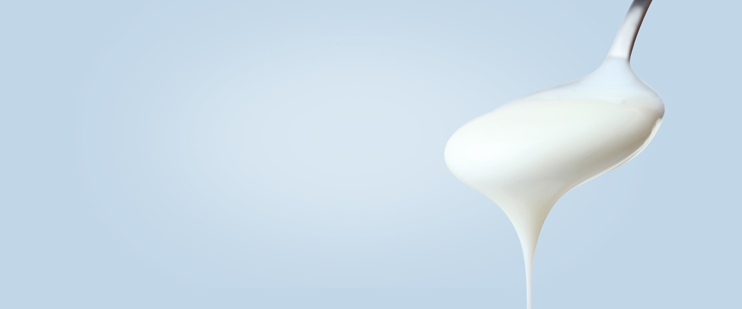 A spoonful of yogurt