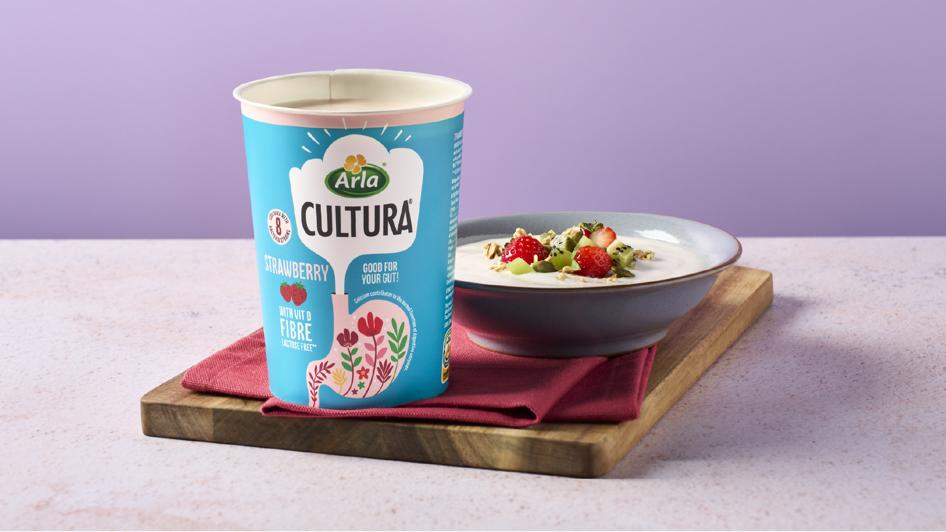 Arla Cultura® Strawberry Yogurt 450g