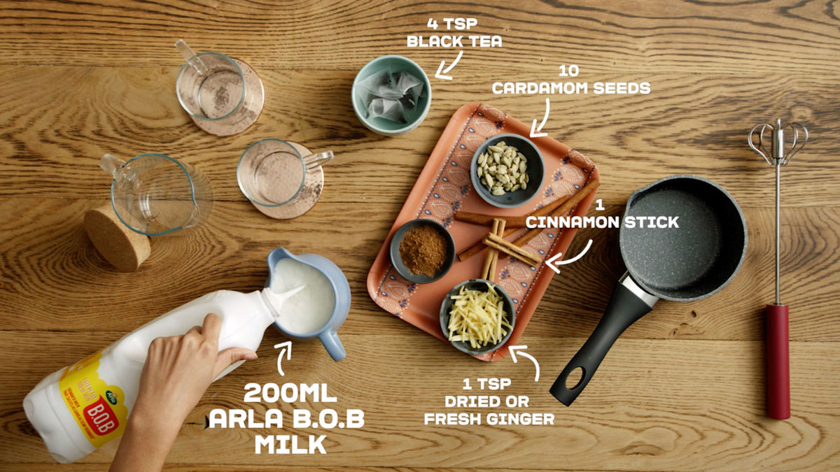 Chai Latte ingredients