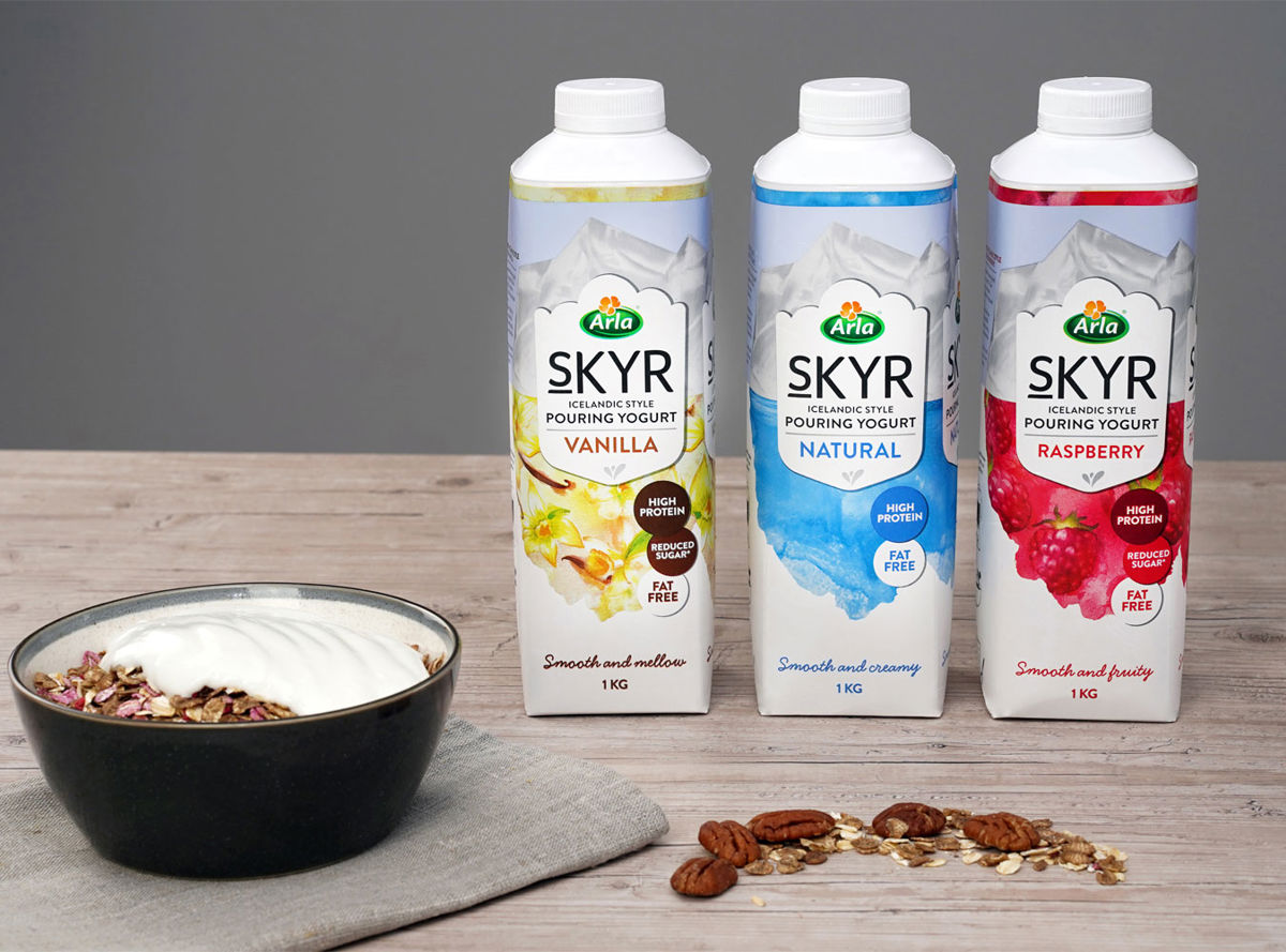 Skyr Pouring Yogurt Range